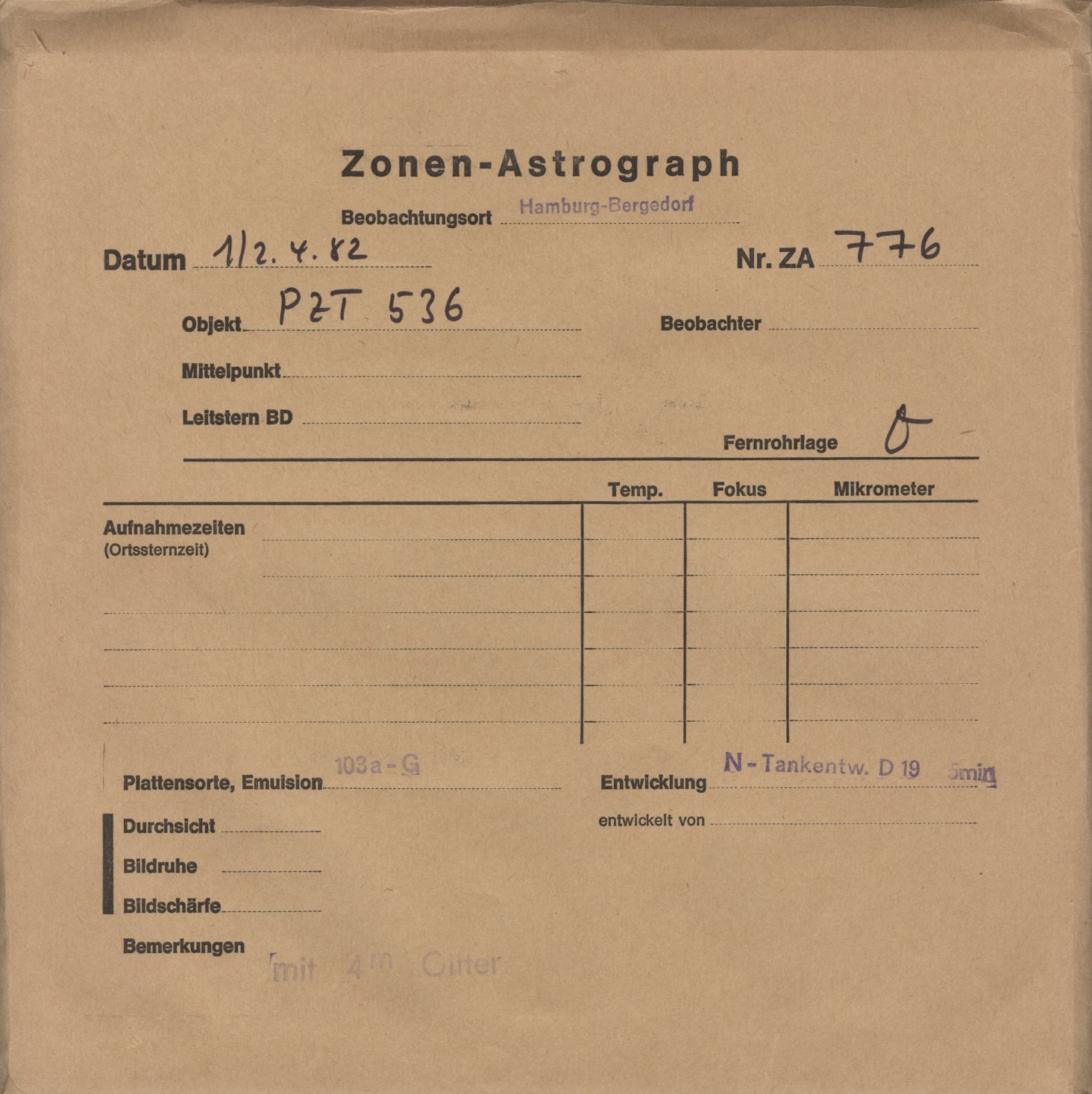 Plattenhuelle ZA00776