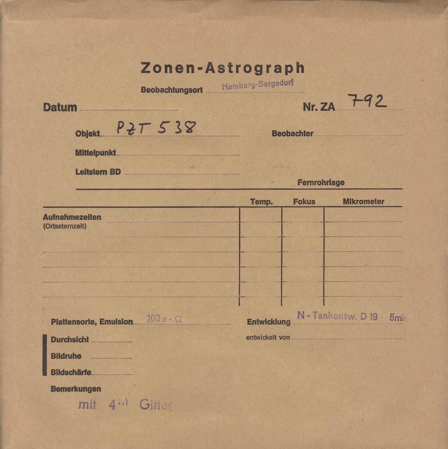 Plattenhuelle ZA00792