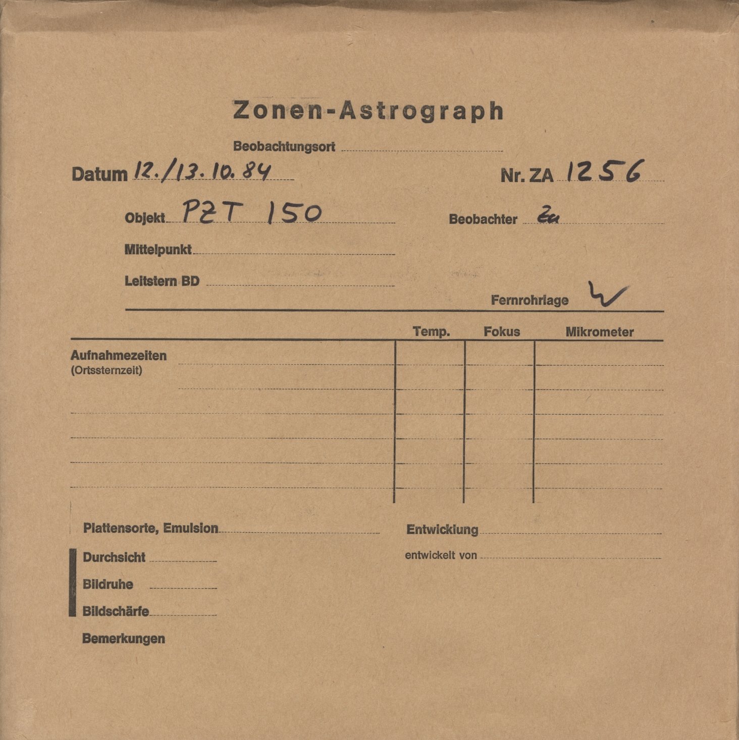 Plattenhuelle ZA01256