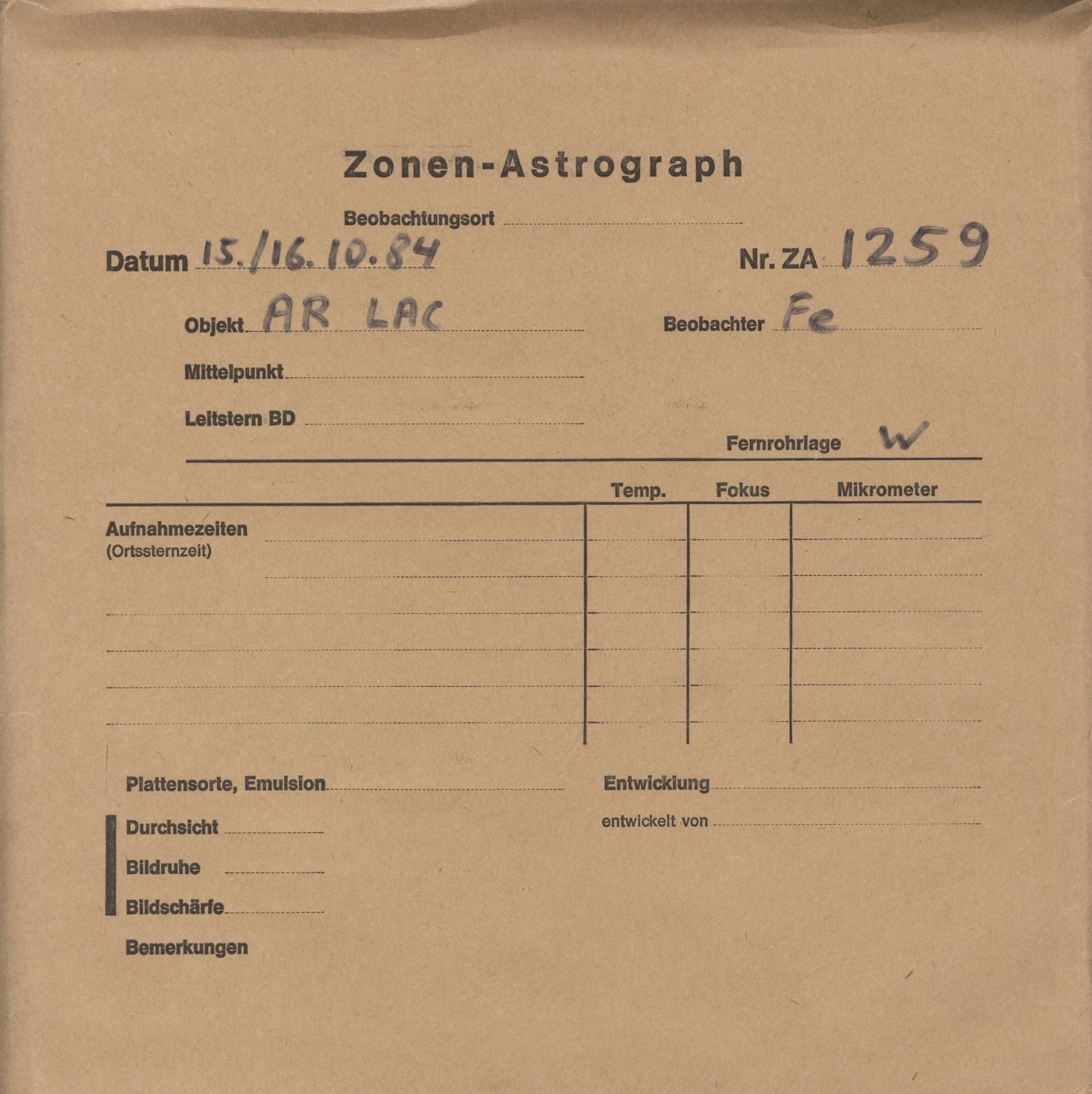 Plattenhuelle ZA01259