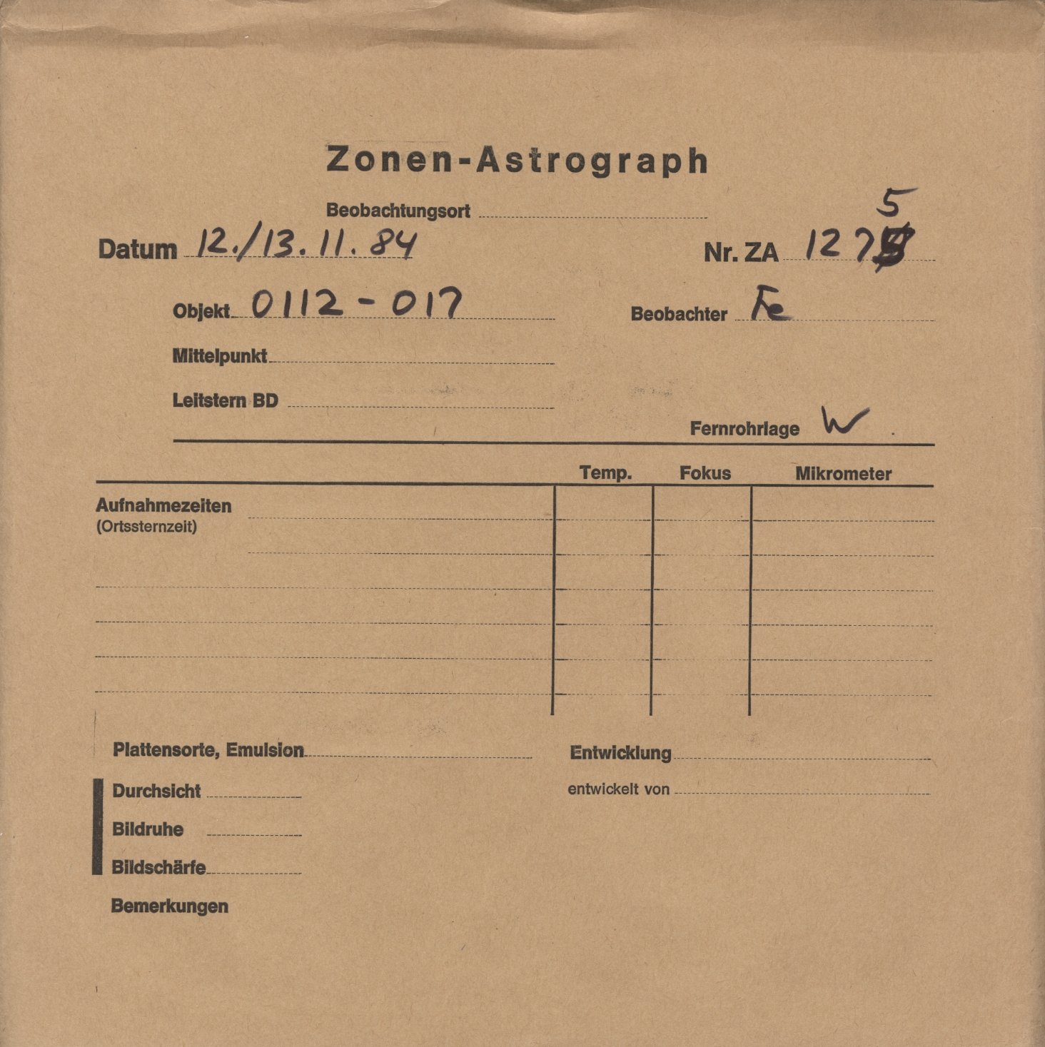Plattenhuelle ZA01275