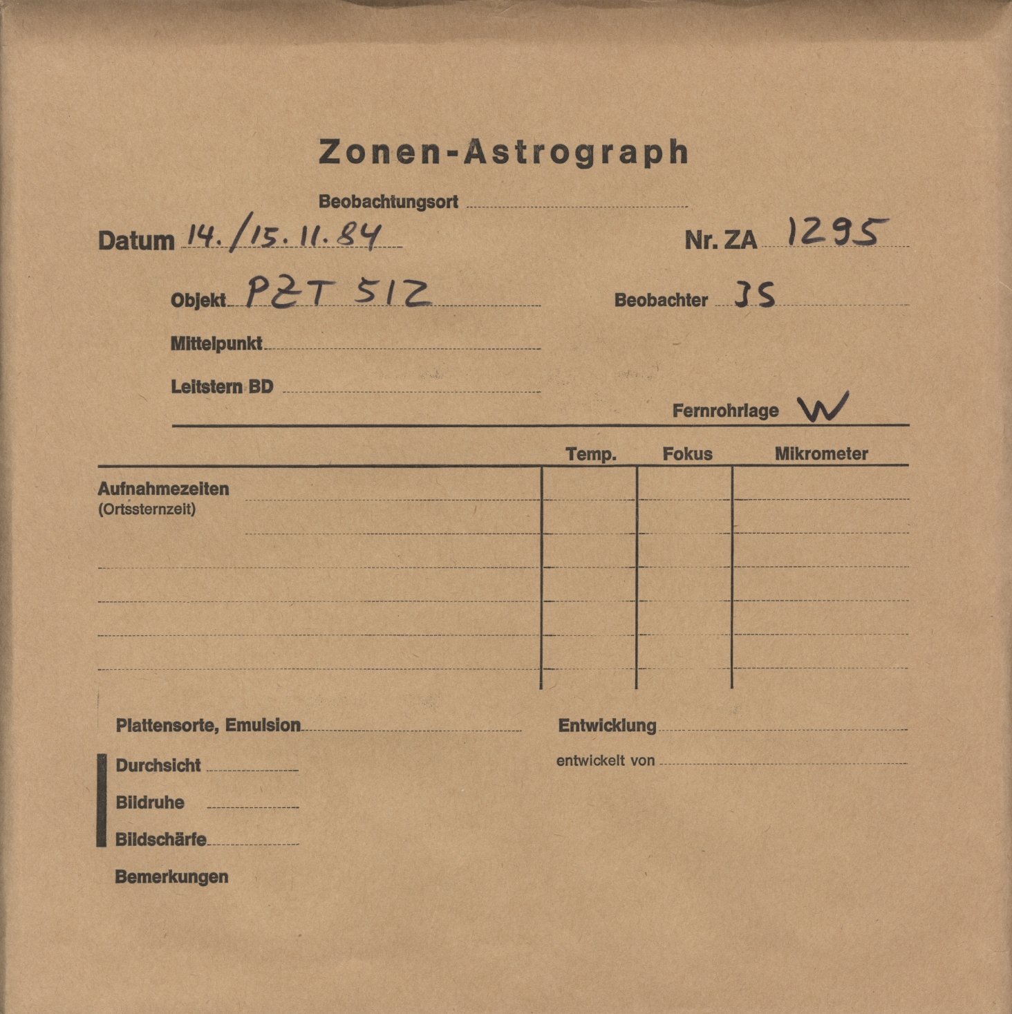 Plattenhuelle ZA01295