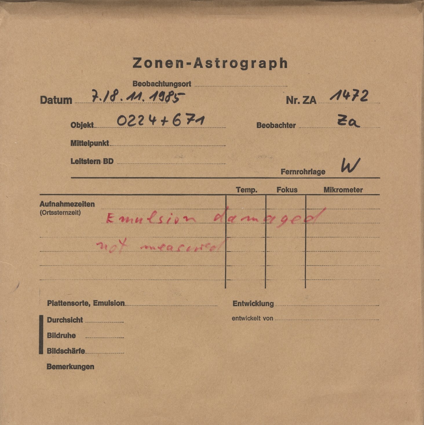 Plattenhuelle ZA01472