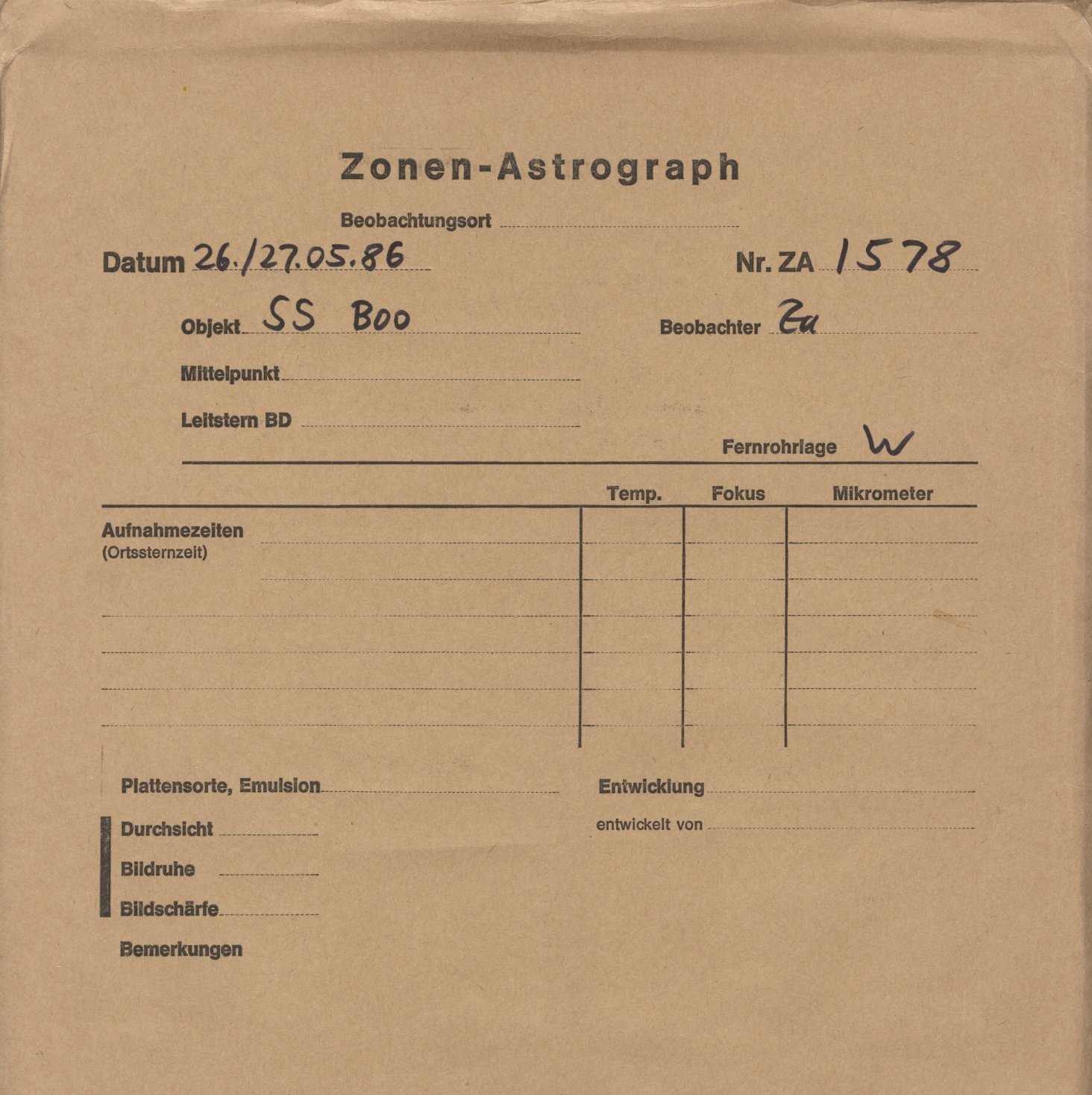 Plattenhuelle ZA01578