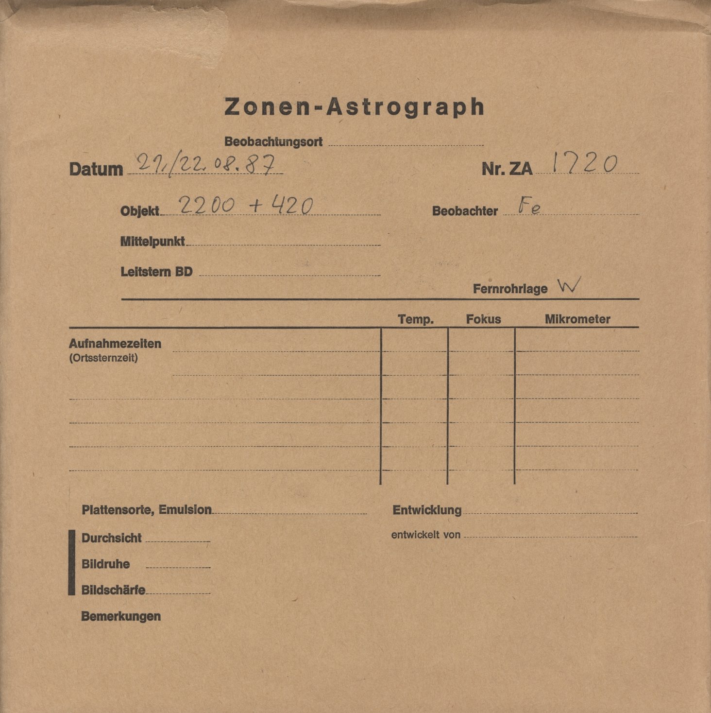 Plattenhuelle ZA01720