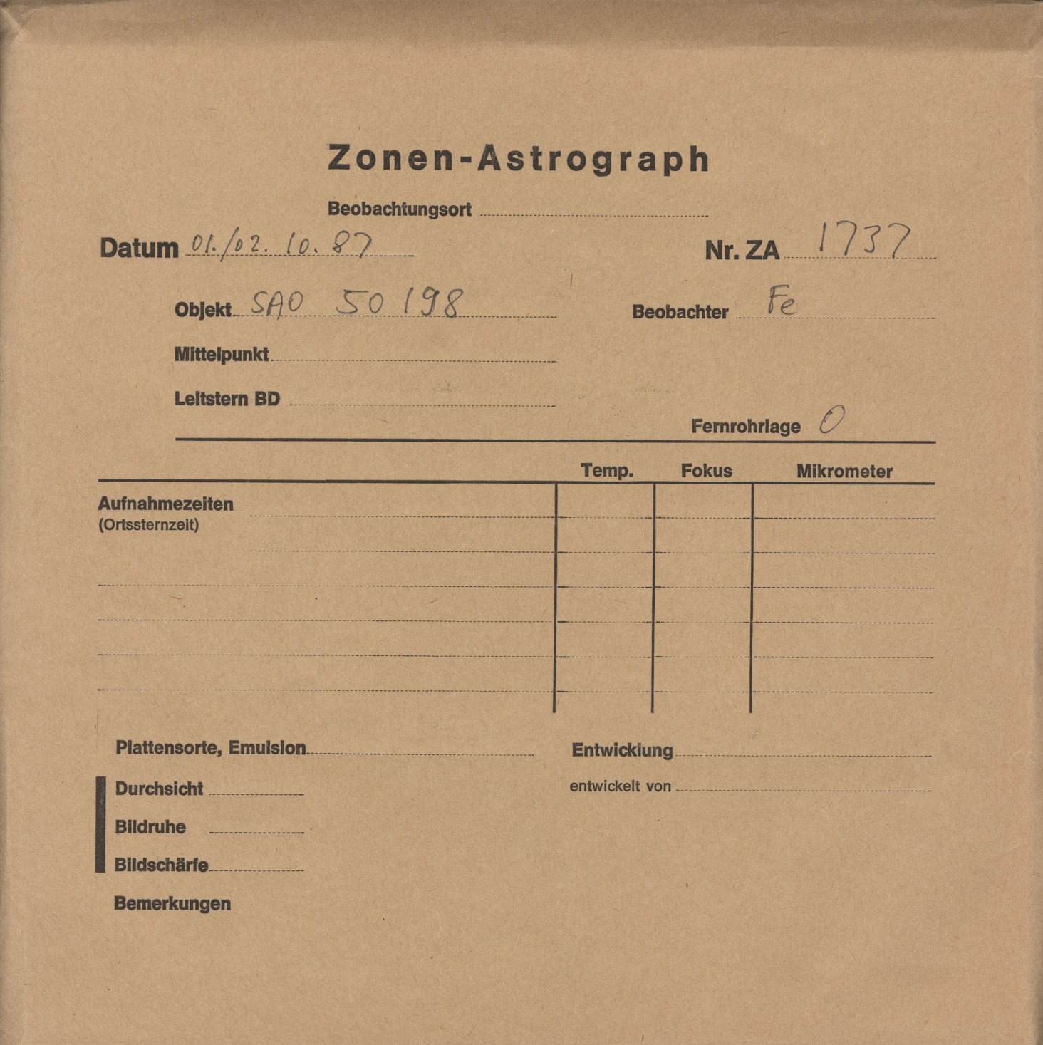 Plattenhuelle ZA01737