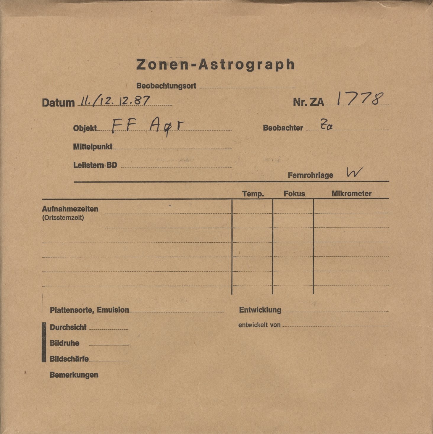 Plattenhuelle ZA01778