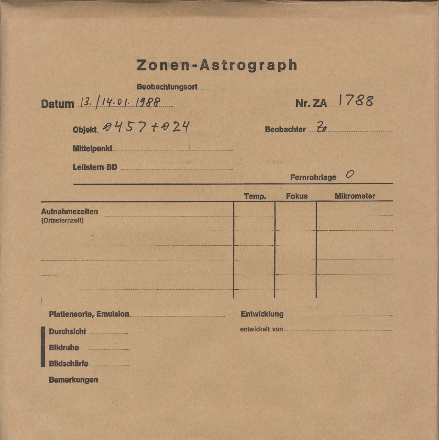 Plattenhuelle ZA01788