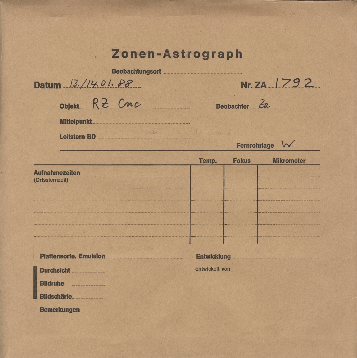 Plattenhuelle ZA01792
