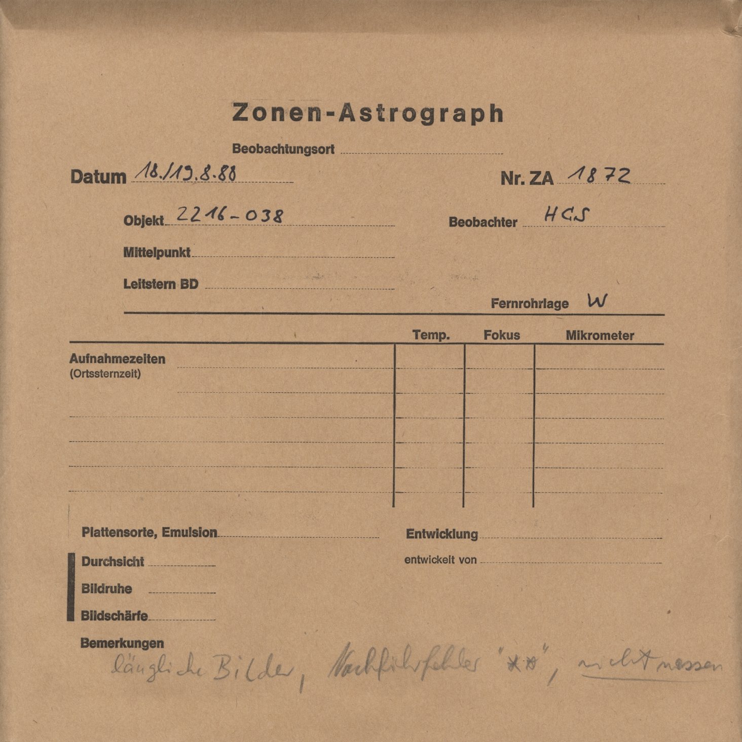 Plattenhuelle ZA01872