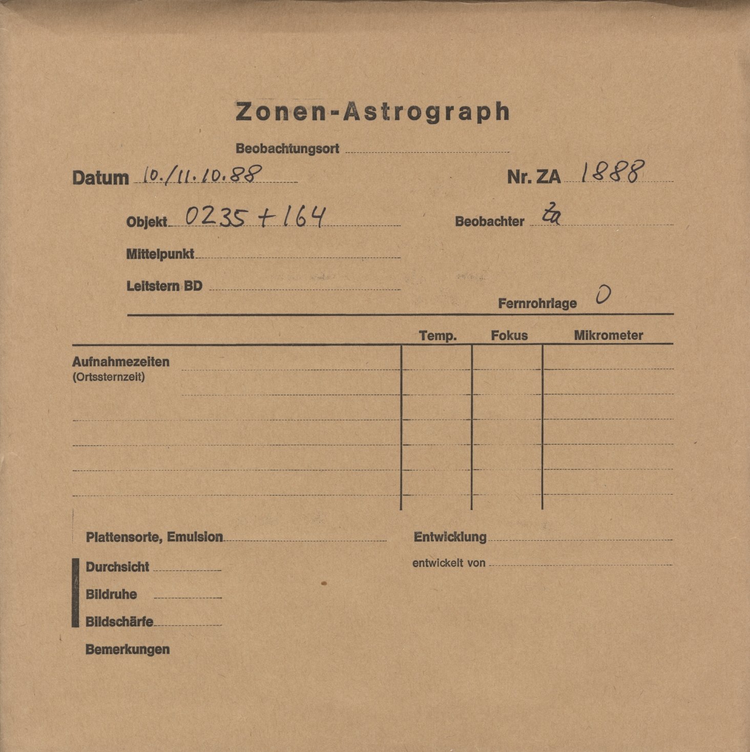 Plattenhuelle ZA01888