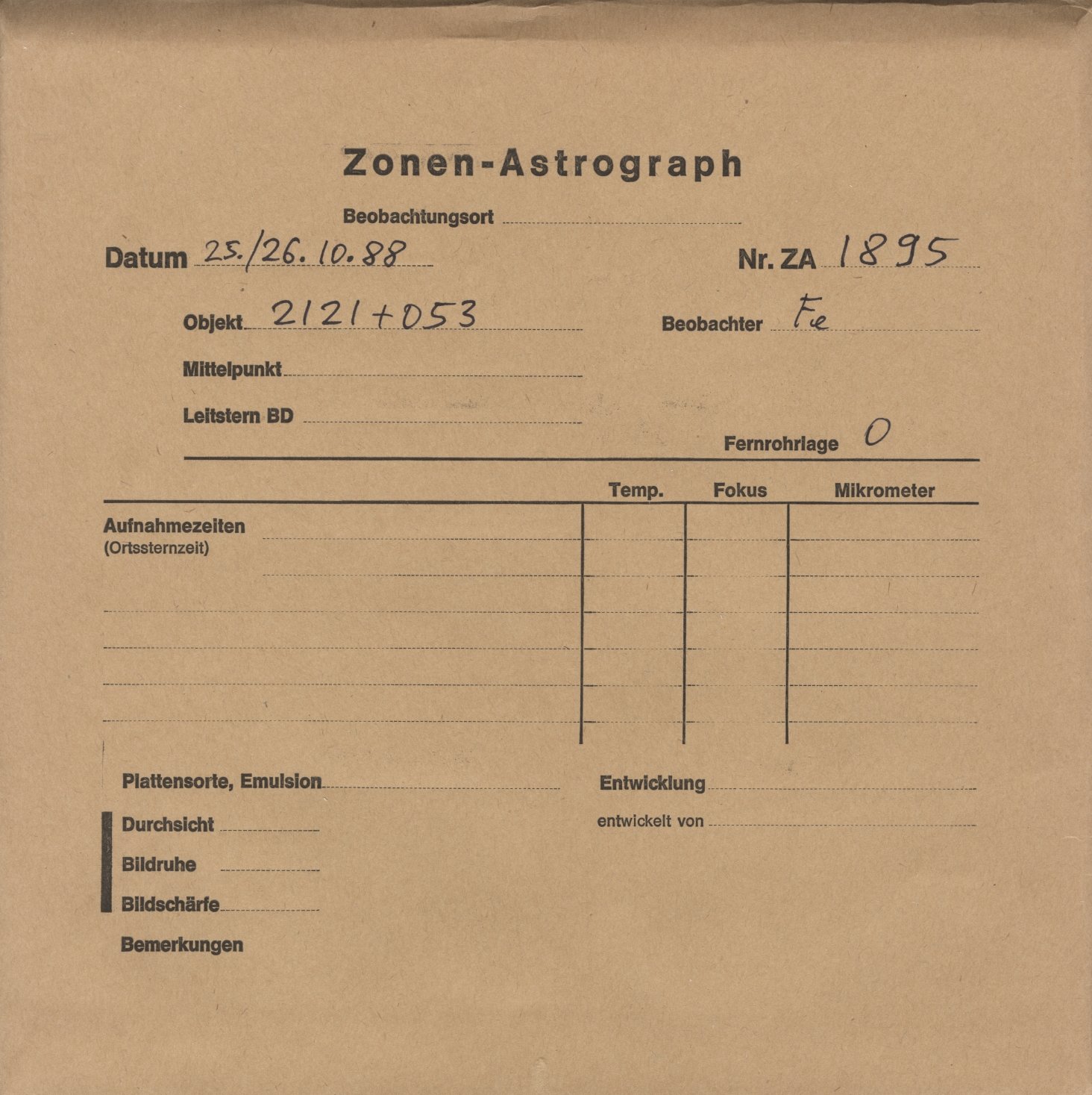Plattenhuelle ZA01895