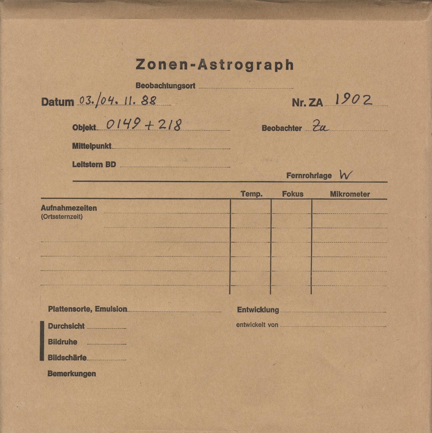 Plattenhuelle ZA01902