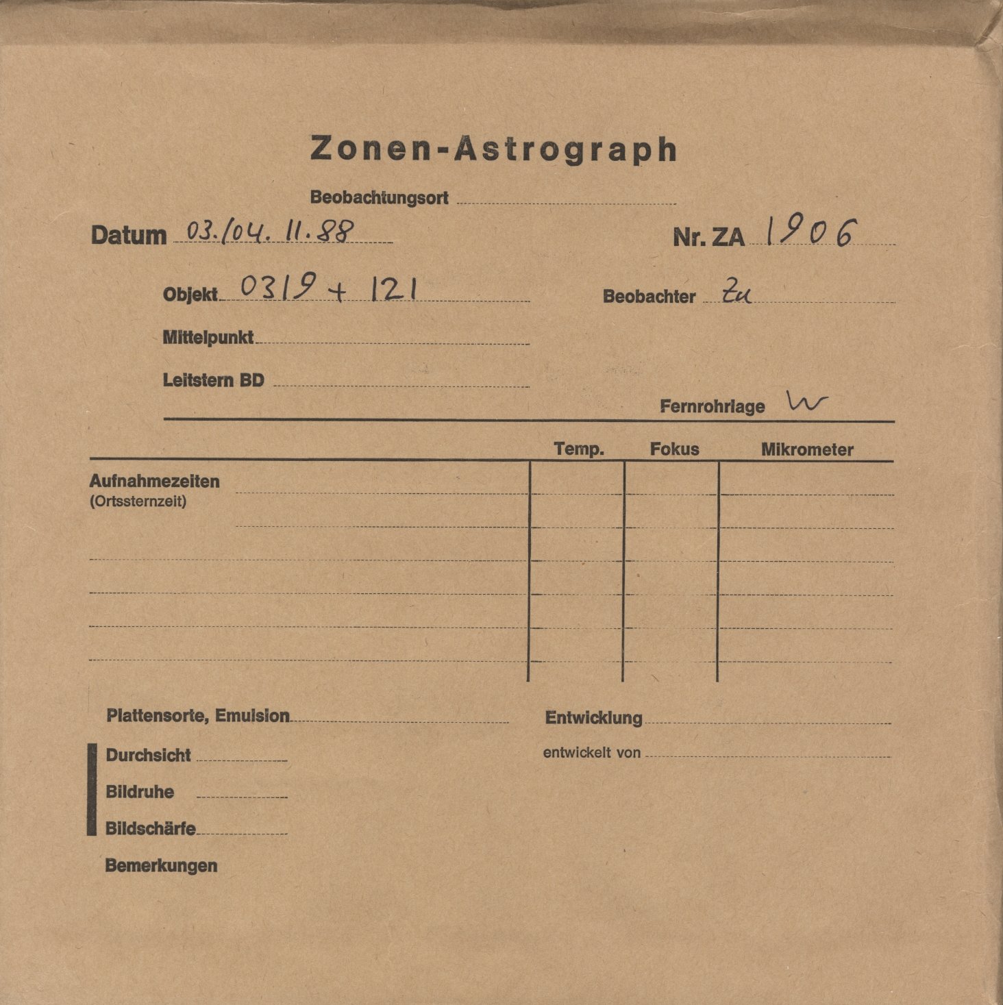 Plattenhuelle ZA01906