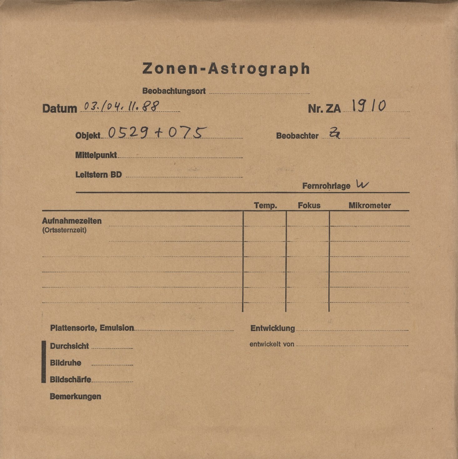 Plattenhuelle ZA01910