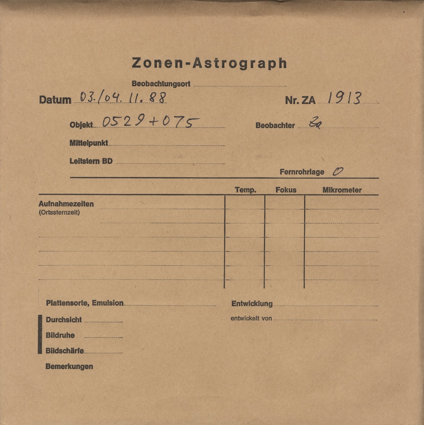 Plattenhuelle ZA01913