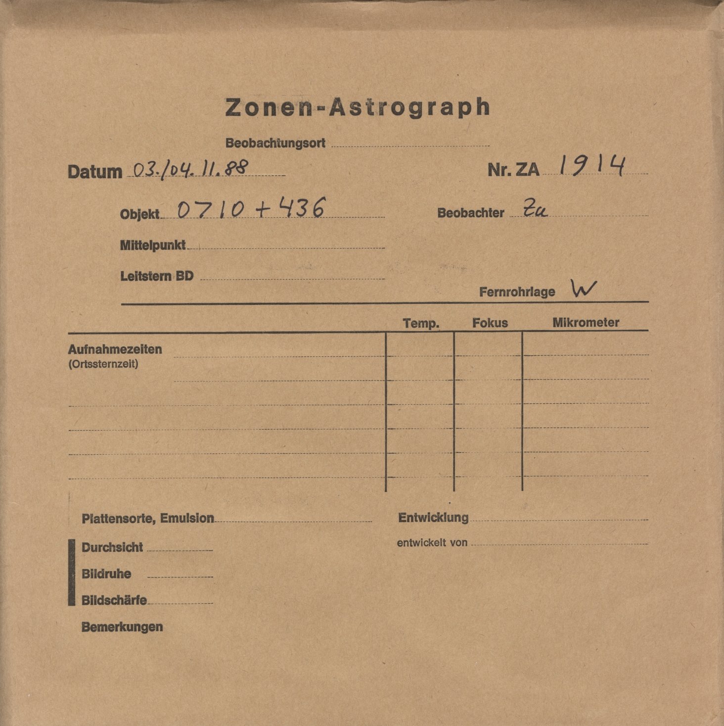 Plattenhuelle ZA01914