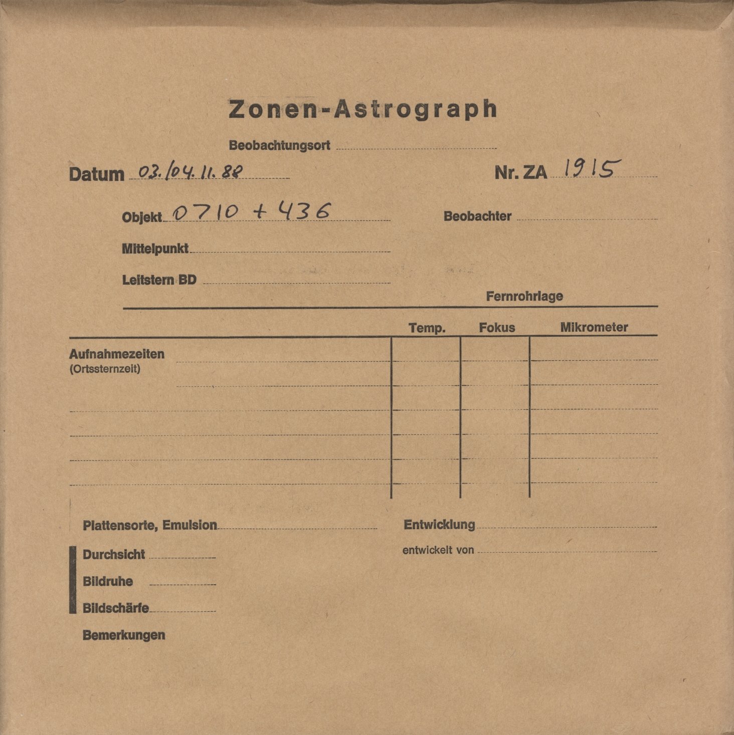 Plattenhuelle ZA01915