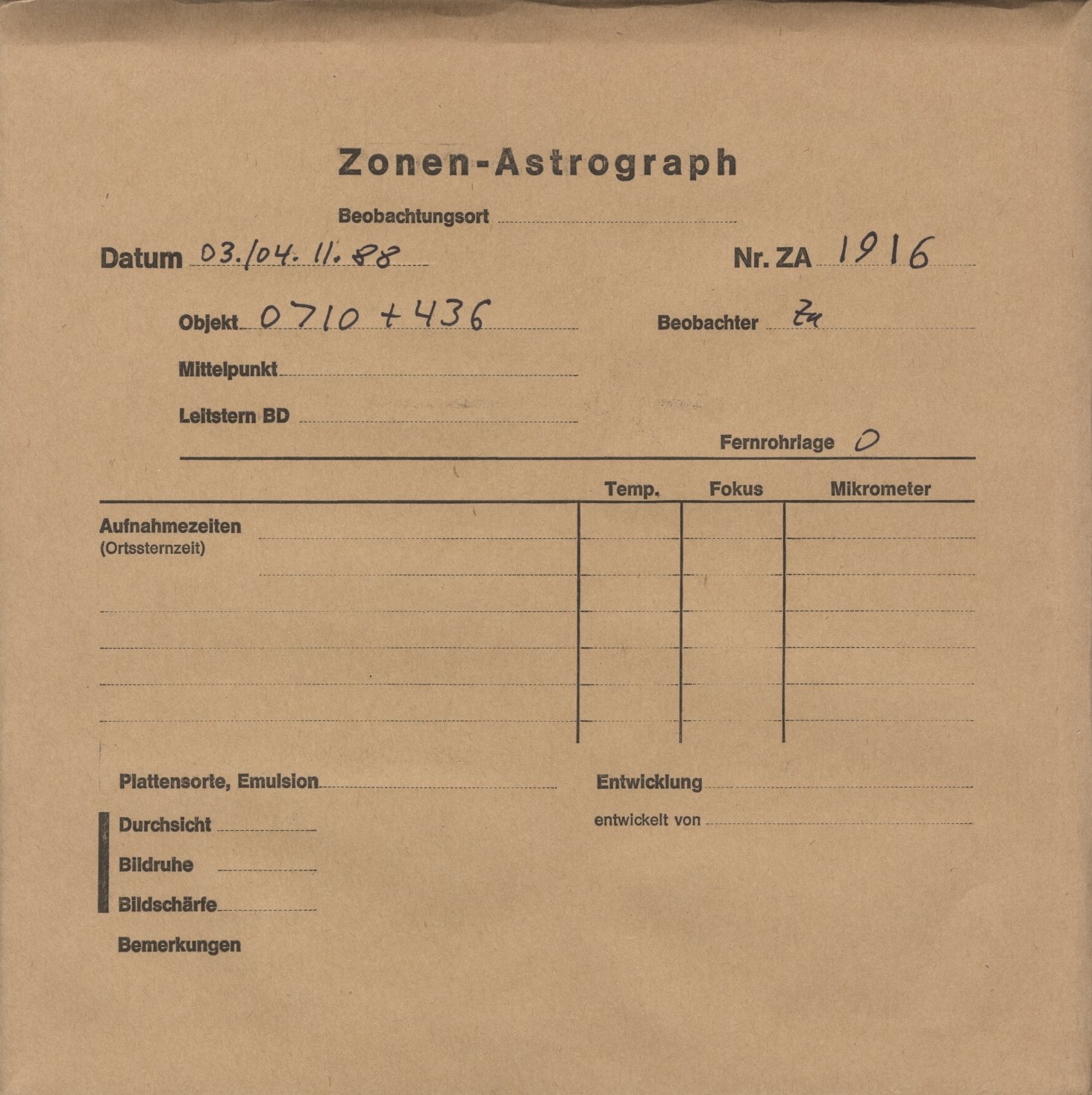 Plattenhuelle ZA01916
