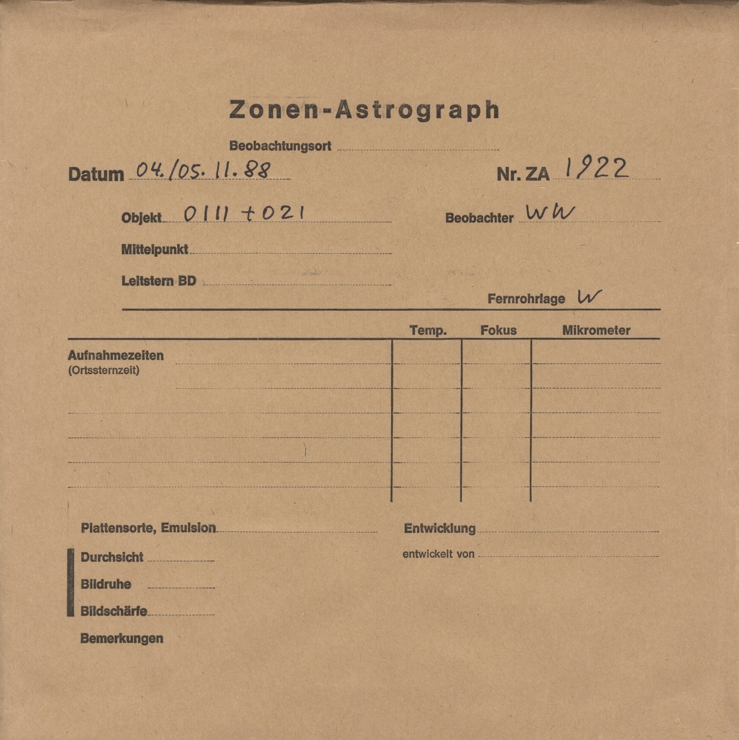 Plattenhuelle ZA01922