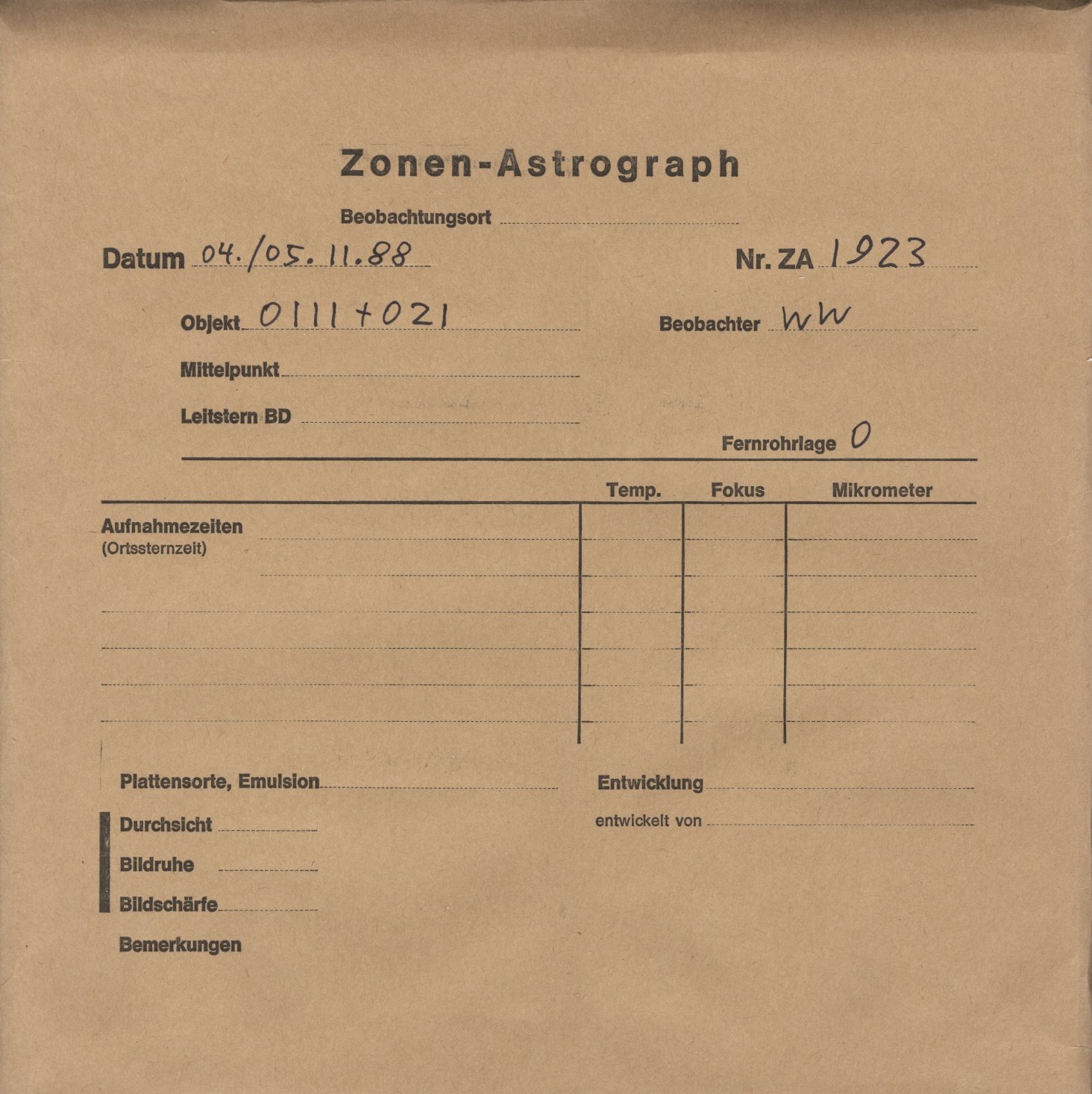 Plattenhuelle ZA01923