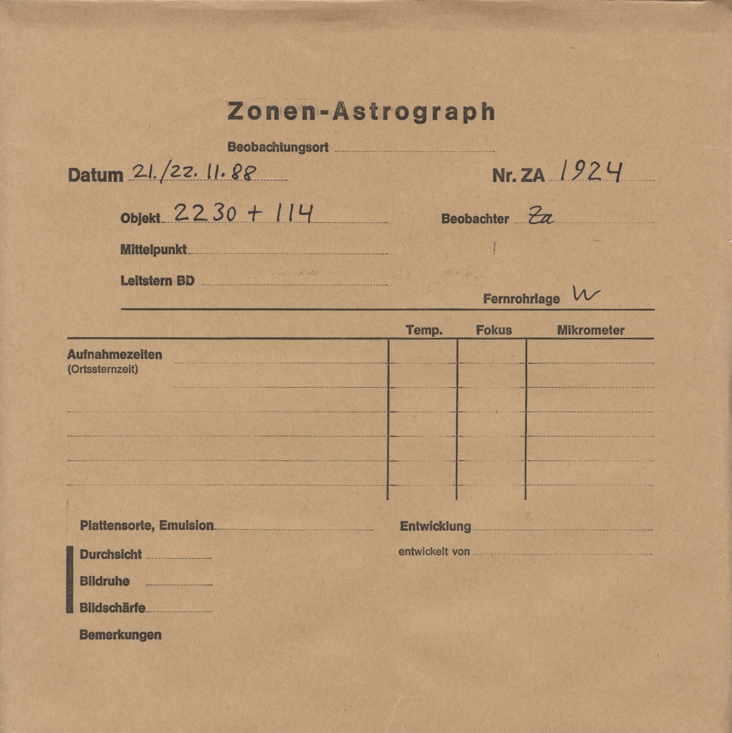 Plattenhuelle ZA01924
