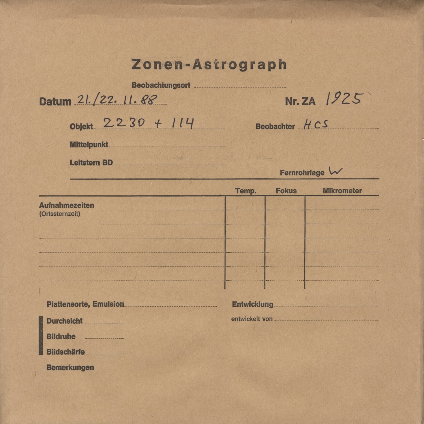 Plattenhuelle ZA01925