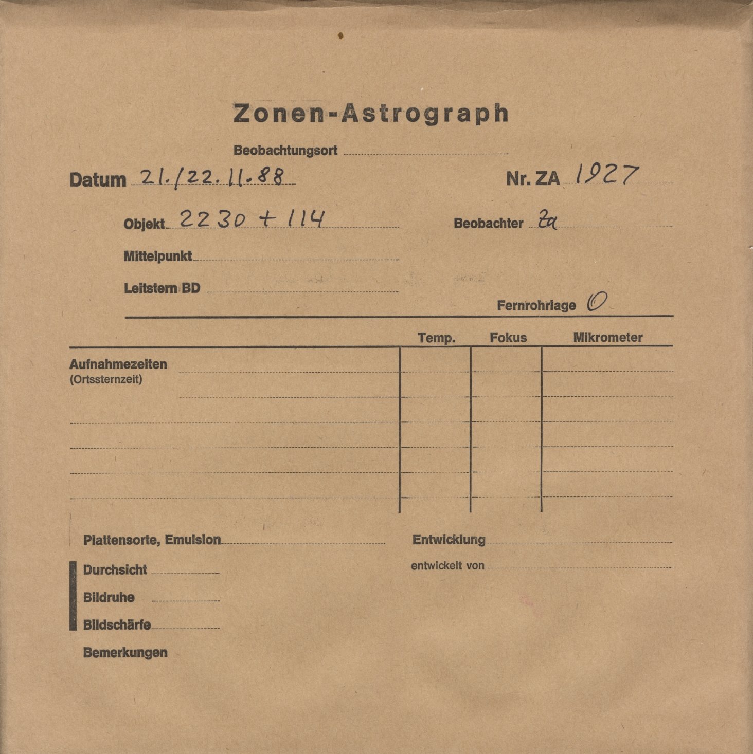 Plattenhuelle ZA01927