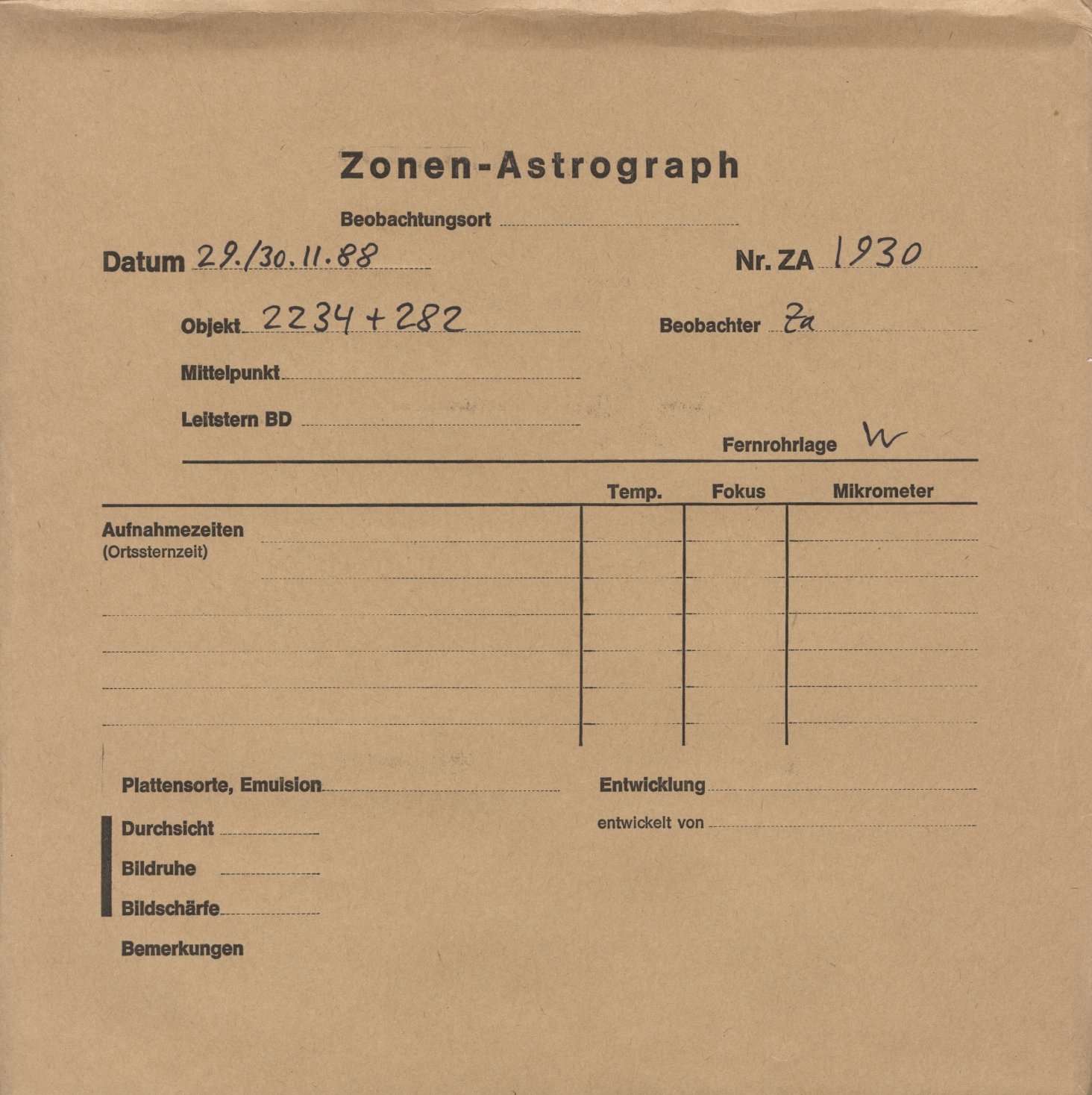 Plattenhuelle ZA01930