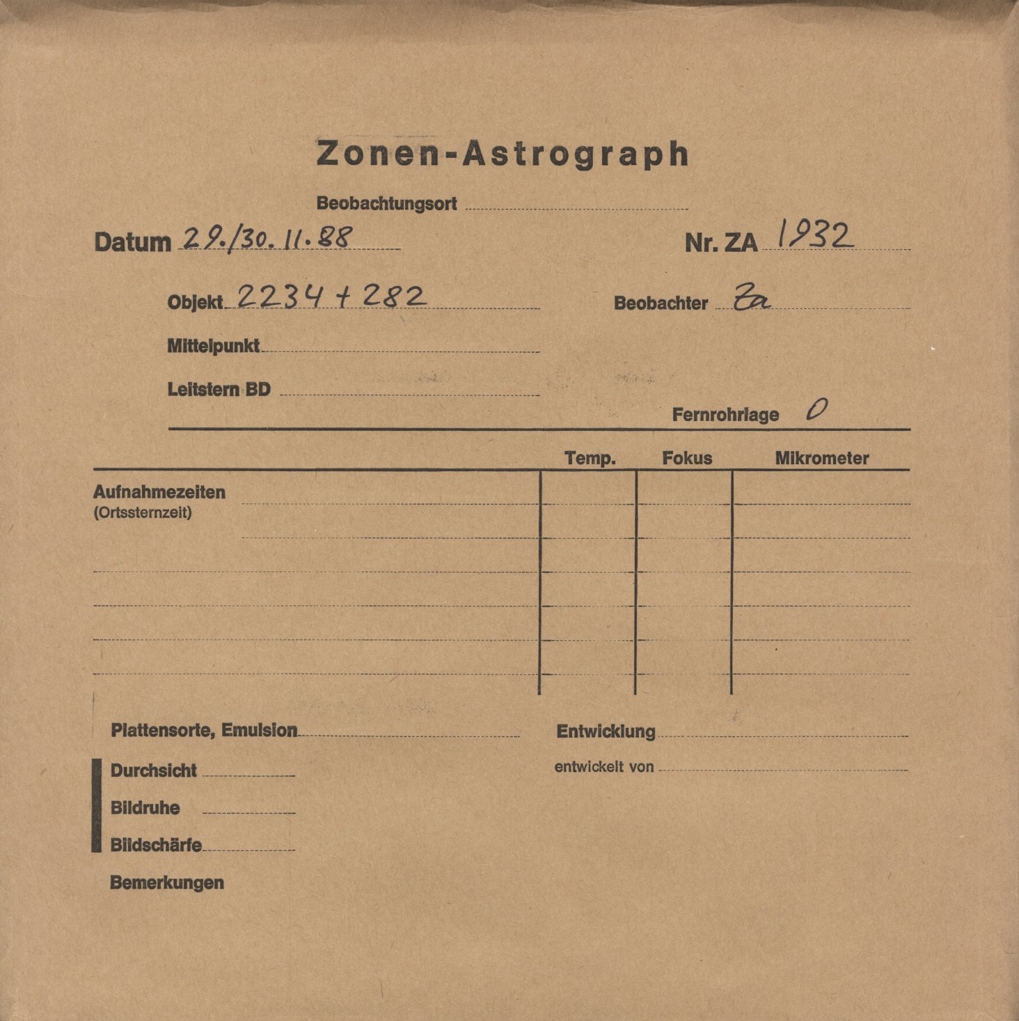 Plattenhuelle ZA01932