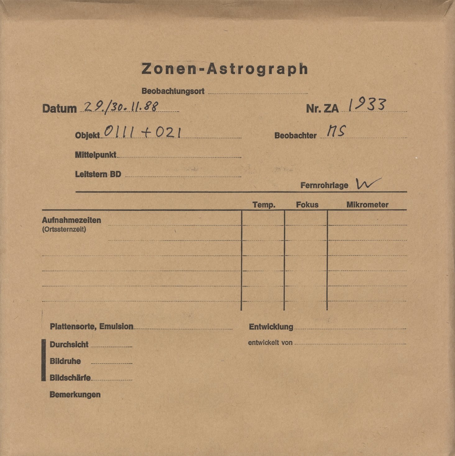 Plattenhuelle ZA01933