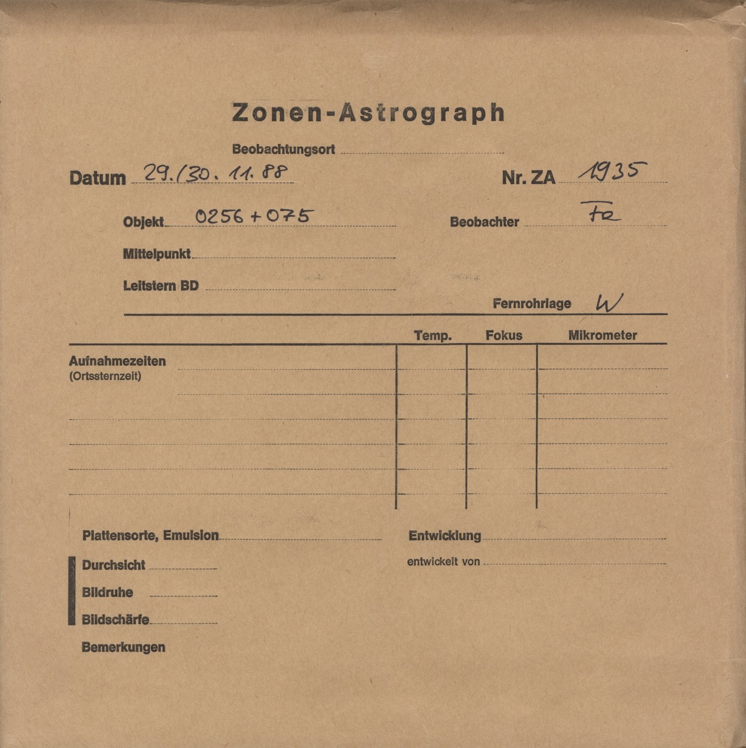 Plattenhuelle ZA01935
