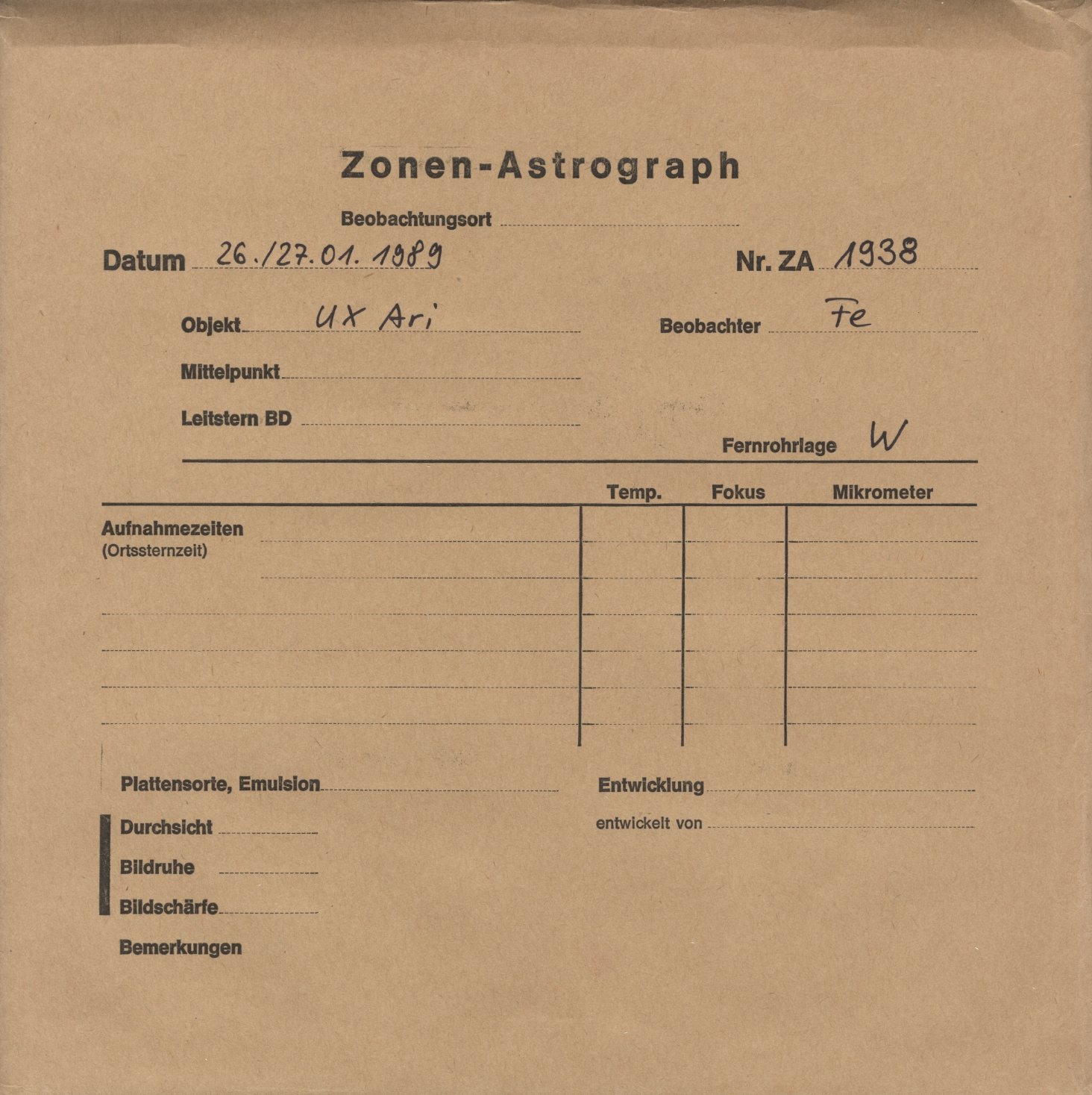 Plattenhuelle ZA01938
