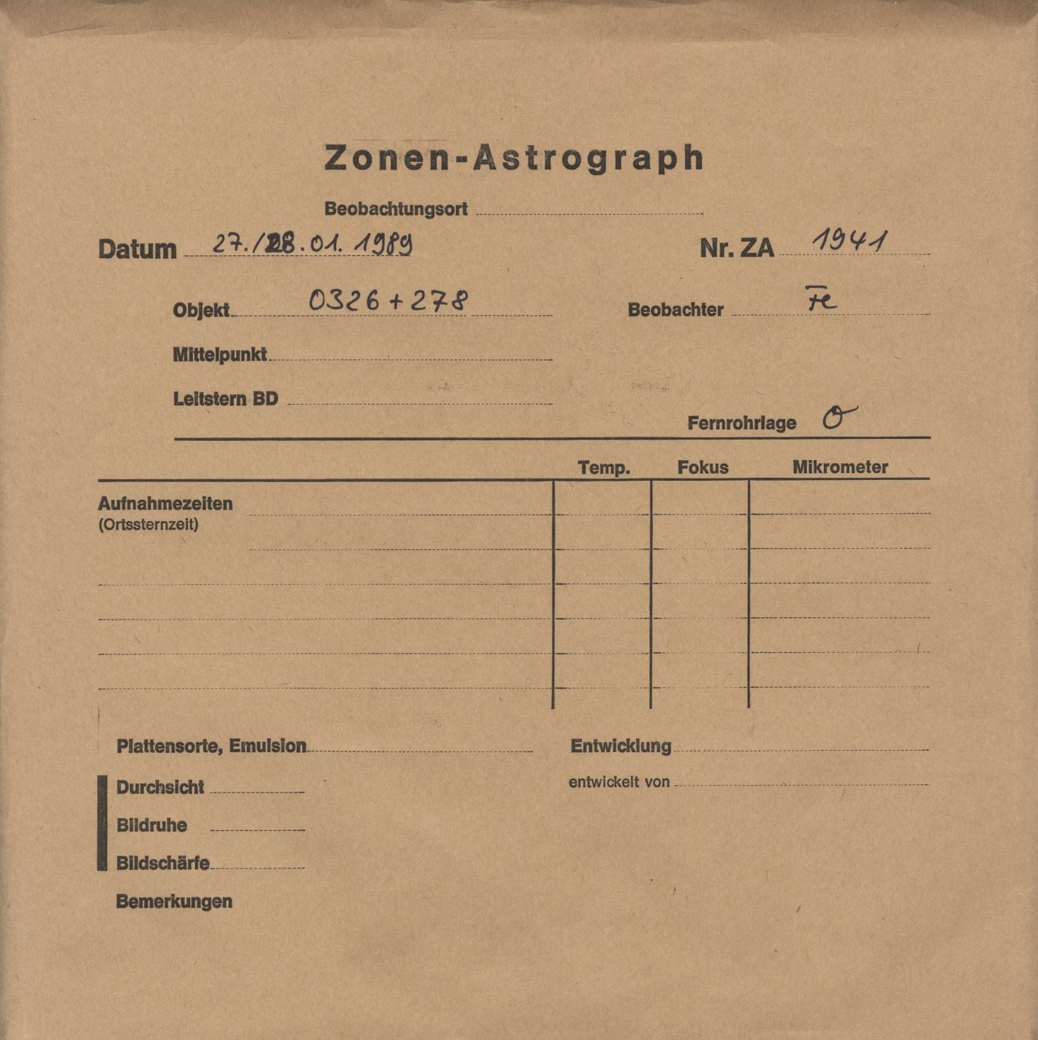 Plattenhuelle ZA01941