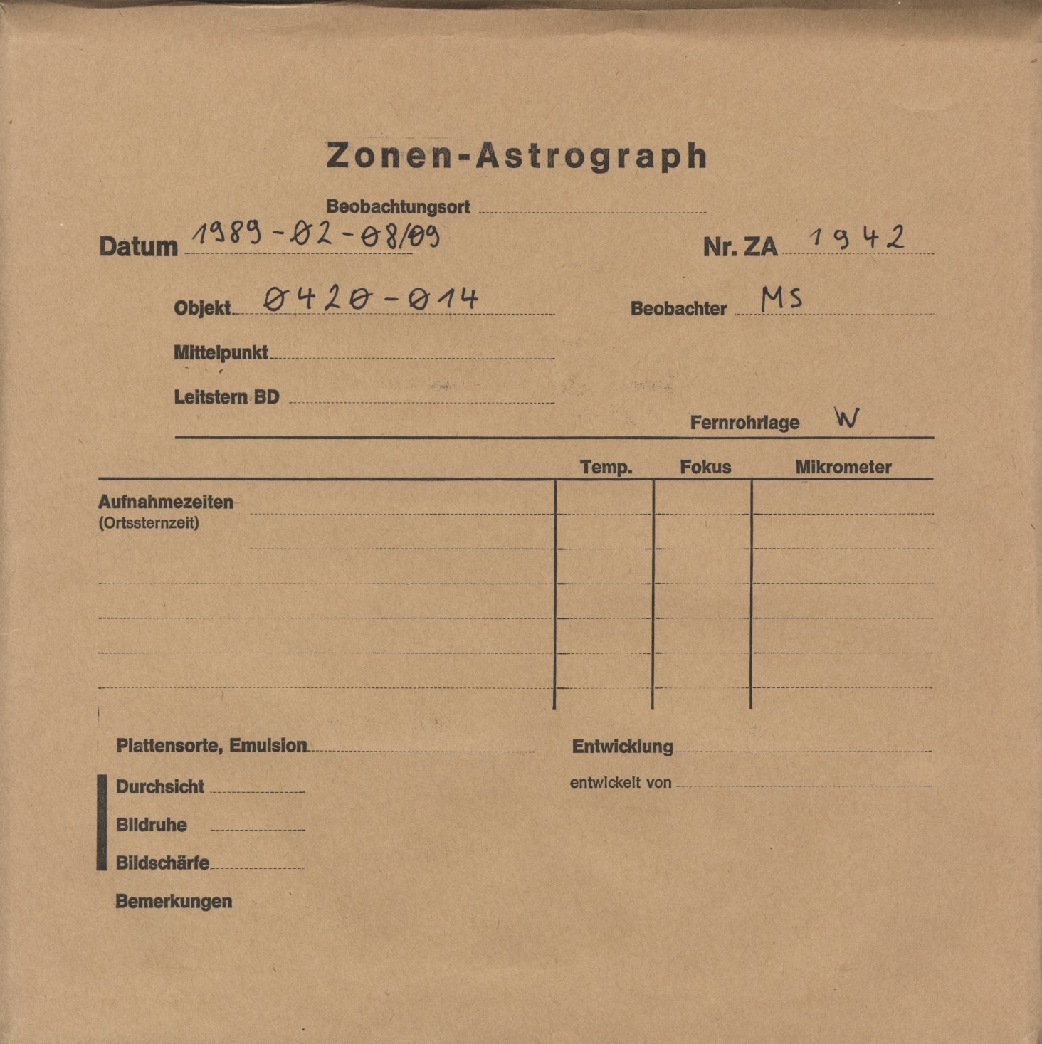 Plattenhuelle ZA01942