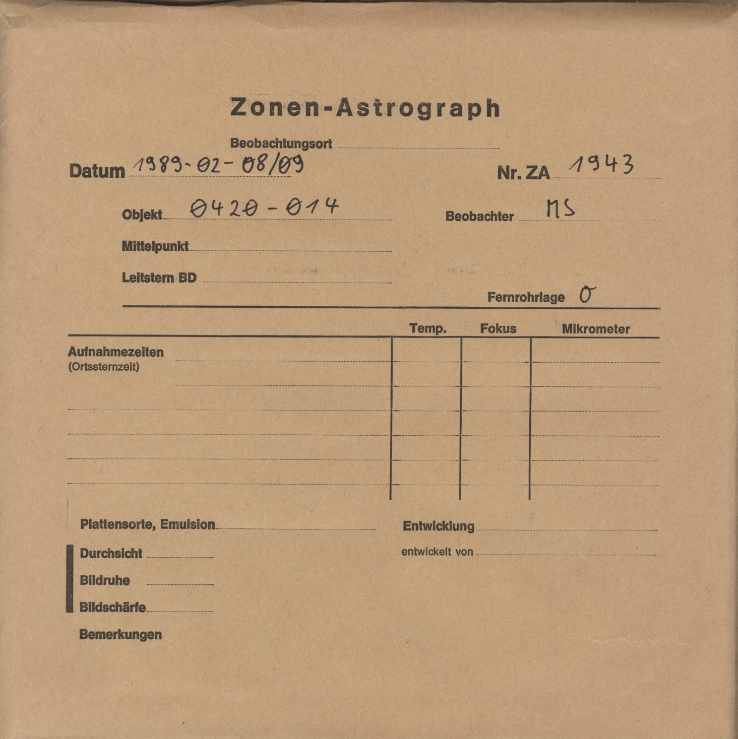 Plattenhuelle ZA01943
