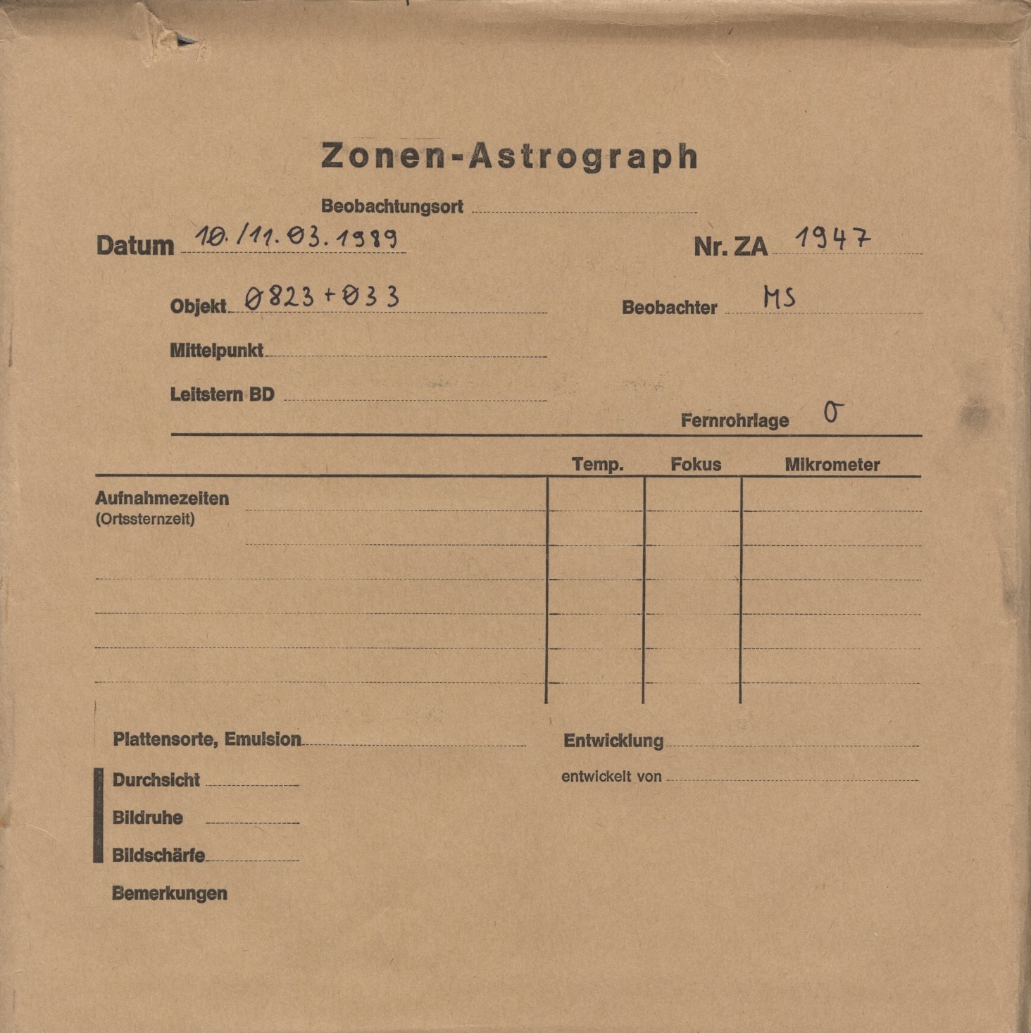 Plattenhuelle ZA01947
