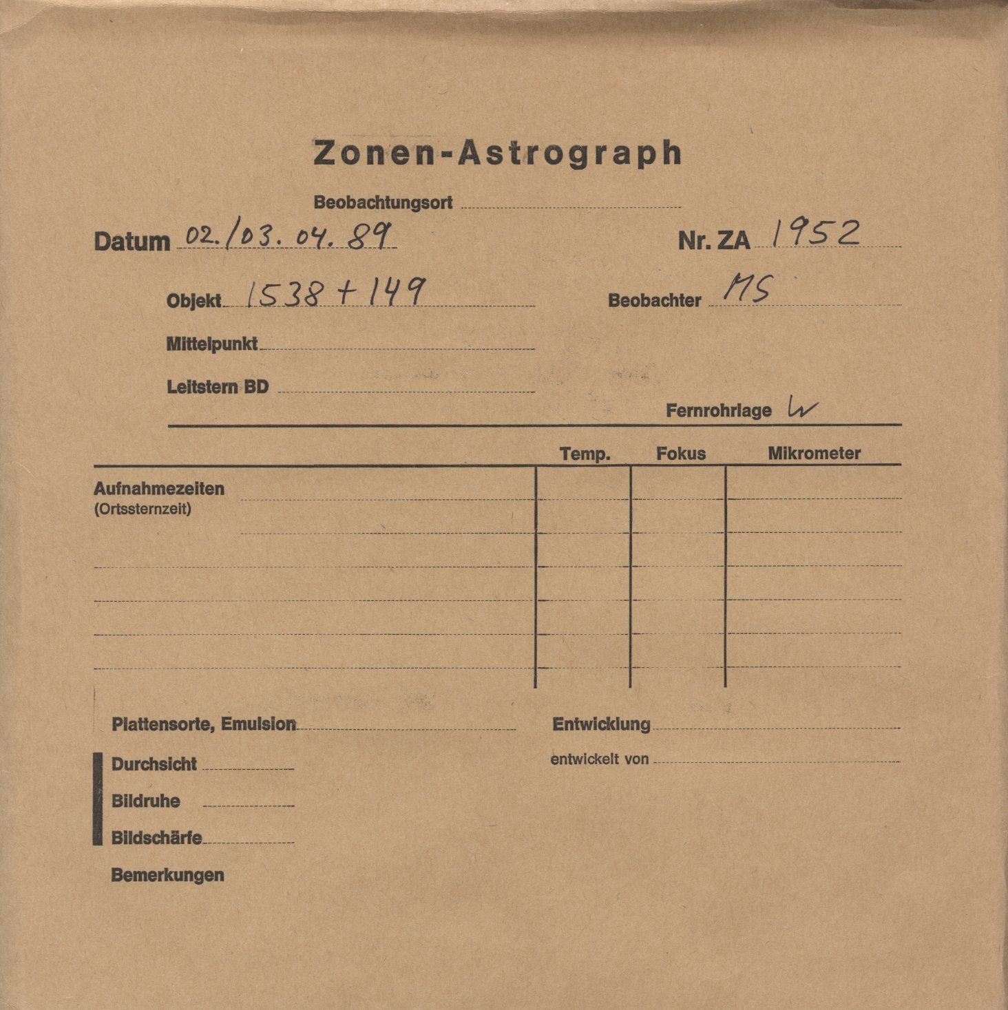Plattenhuelle ZA01952