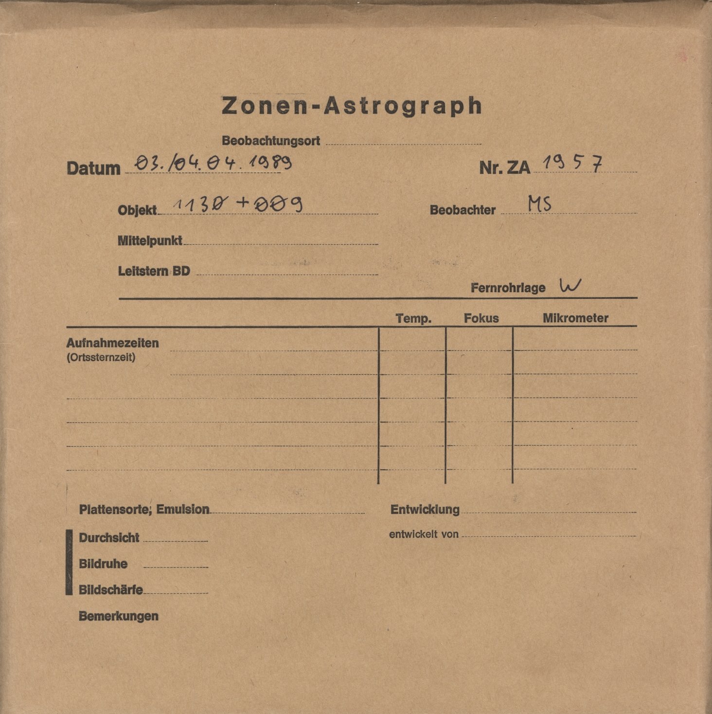 Plattenhuelle ZA01957