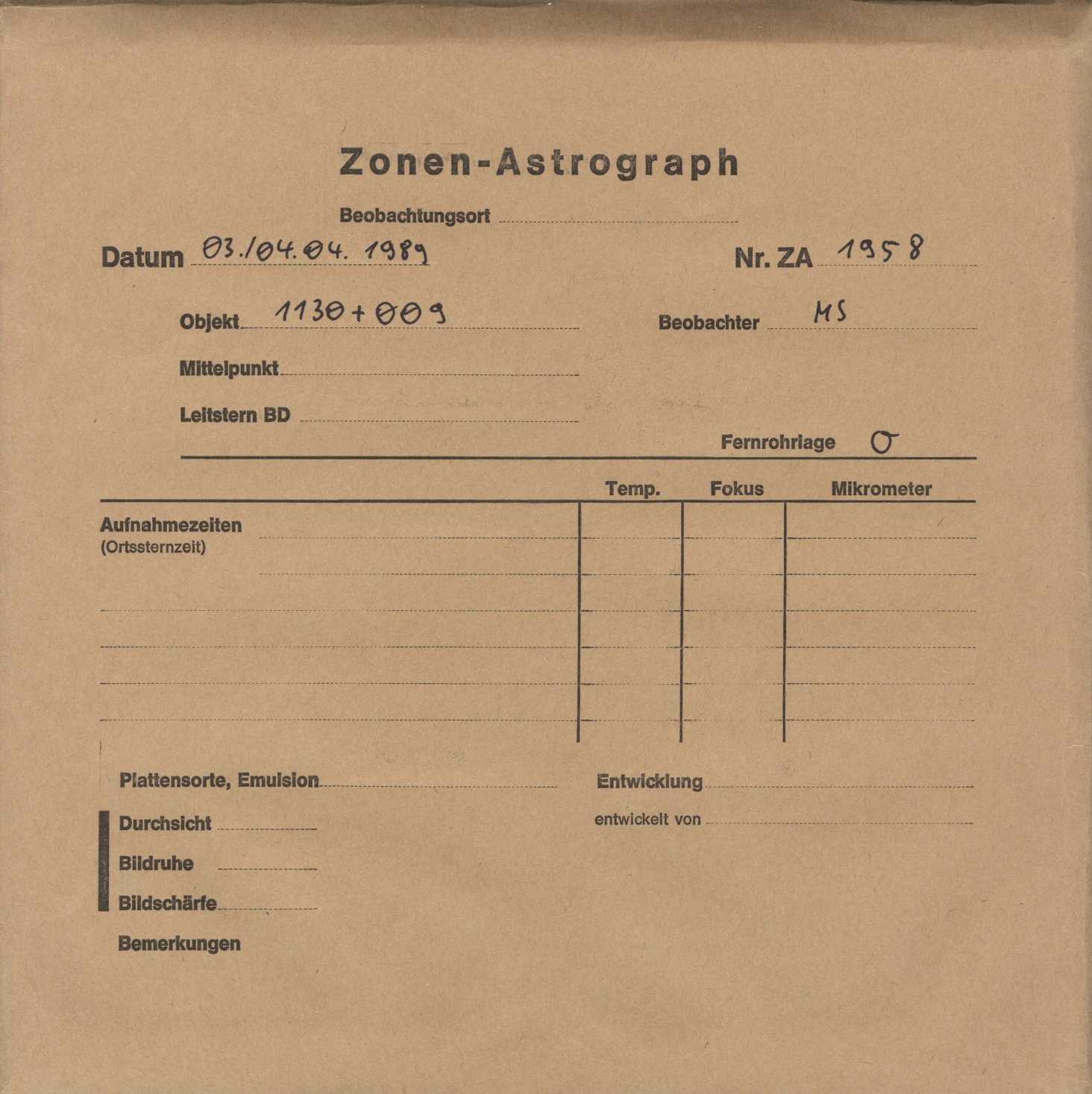 Plattenhuelle ZA01958