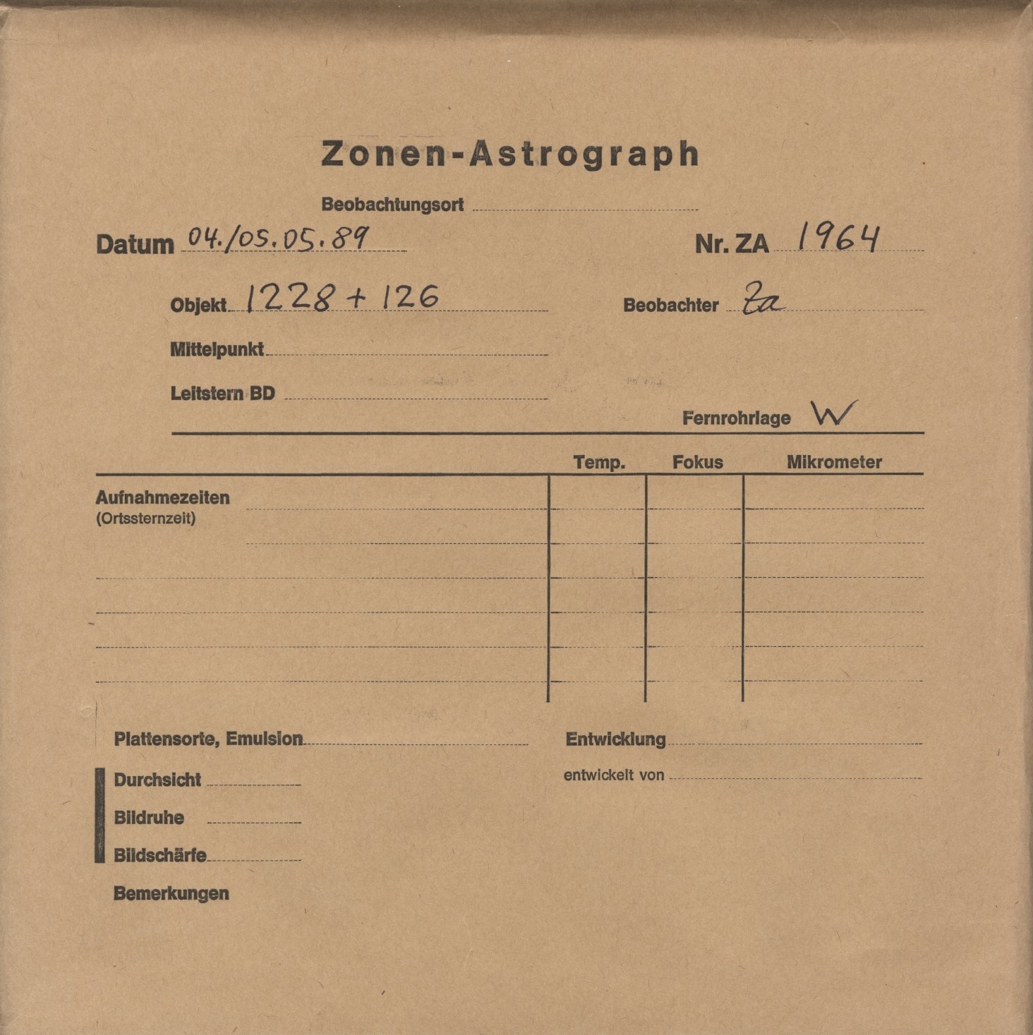 Plattenhuelle ZA01964