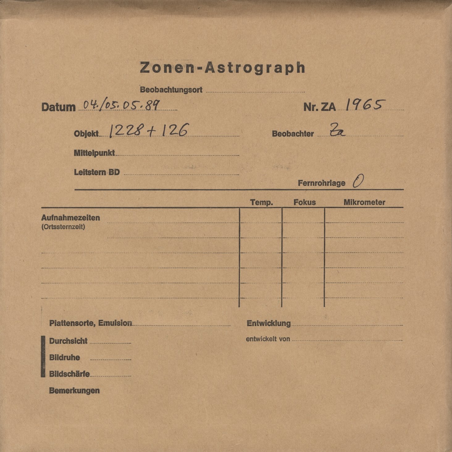 Plattenhuelle ZA01965