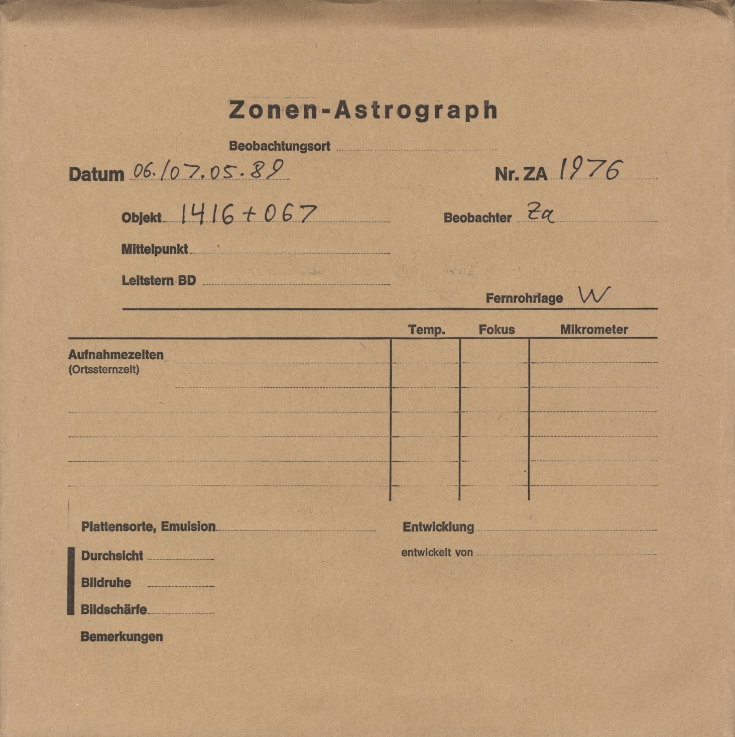 Plattenhuelle ZA01976