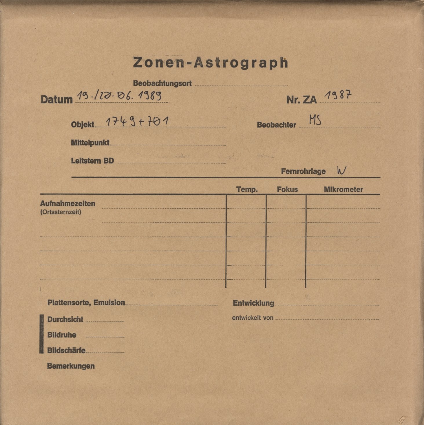 Plattenhuelle ZA01987