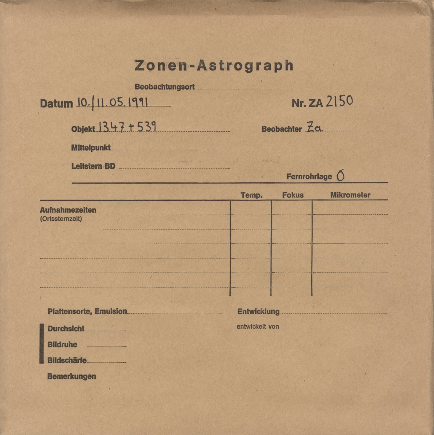 Plattenhuelle ZA02150
