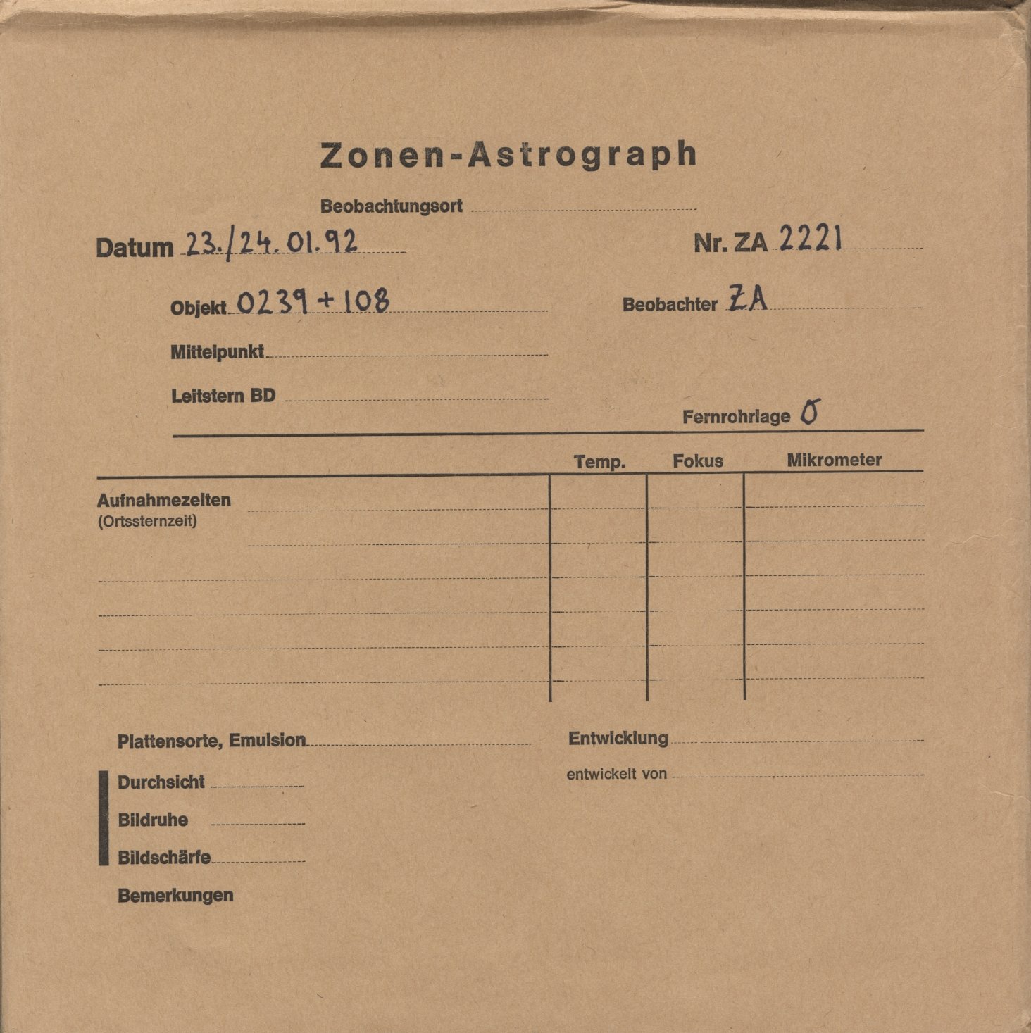 Plattenhuelle ZA02221