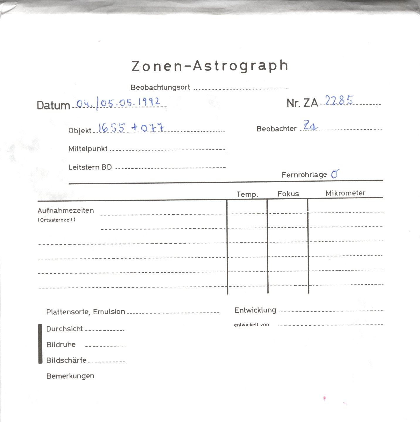 Plattenhuelle ZA02285