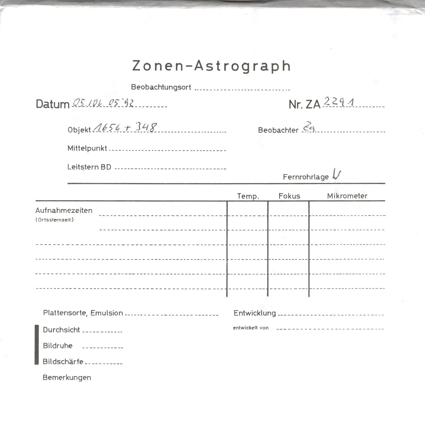 Plattenhuelle ZA02291