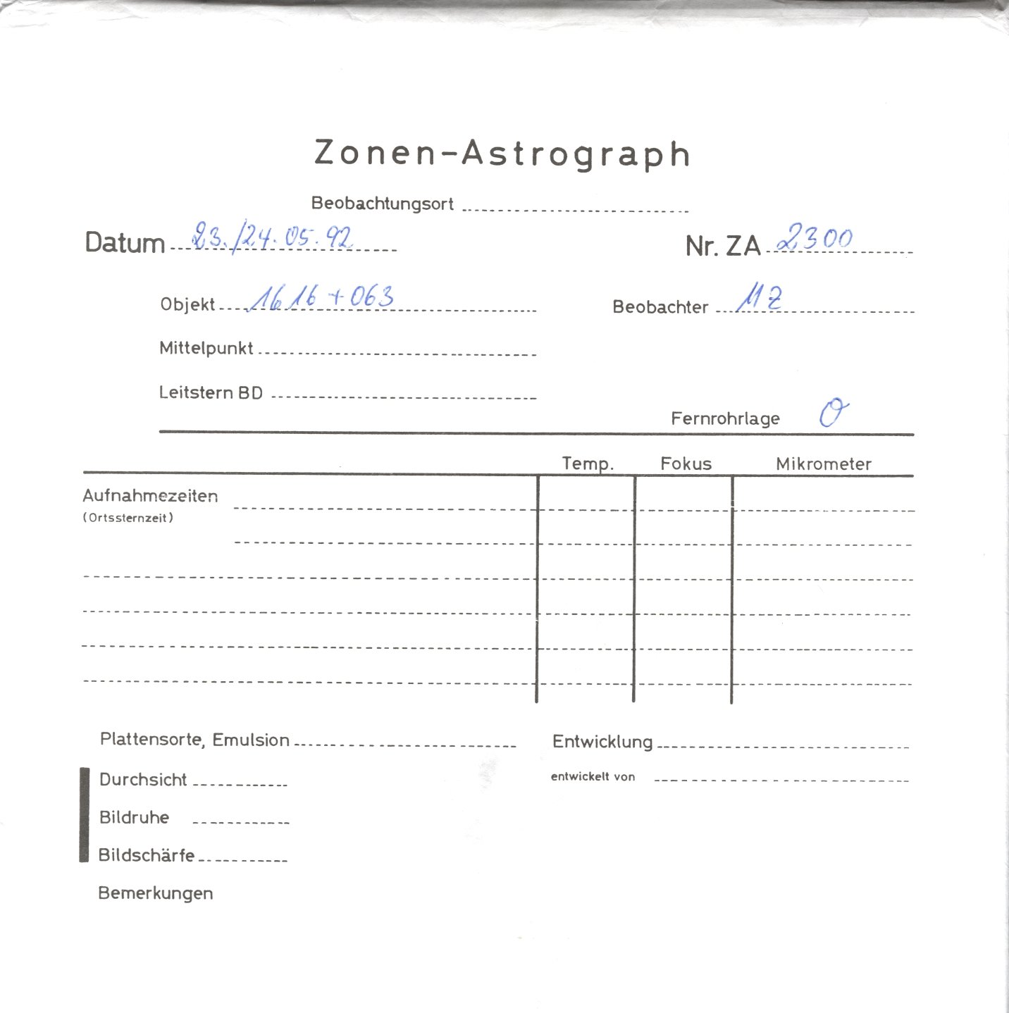 Plattenhuelle ZA02300