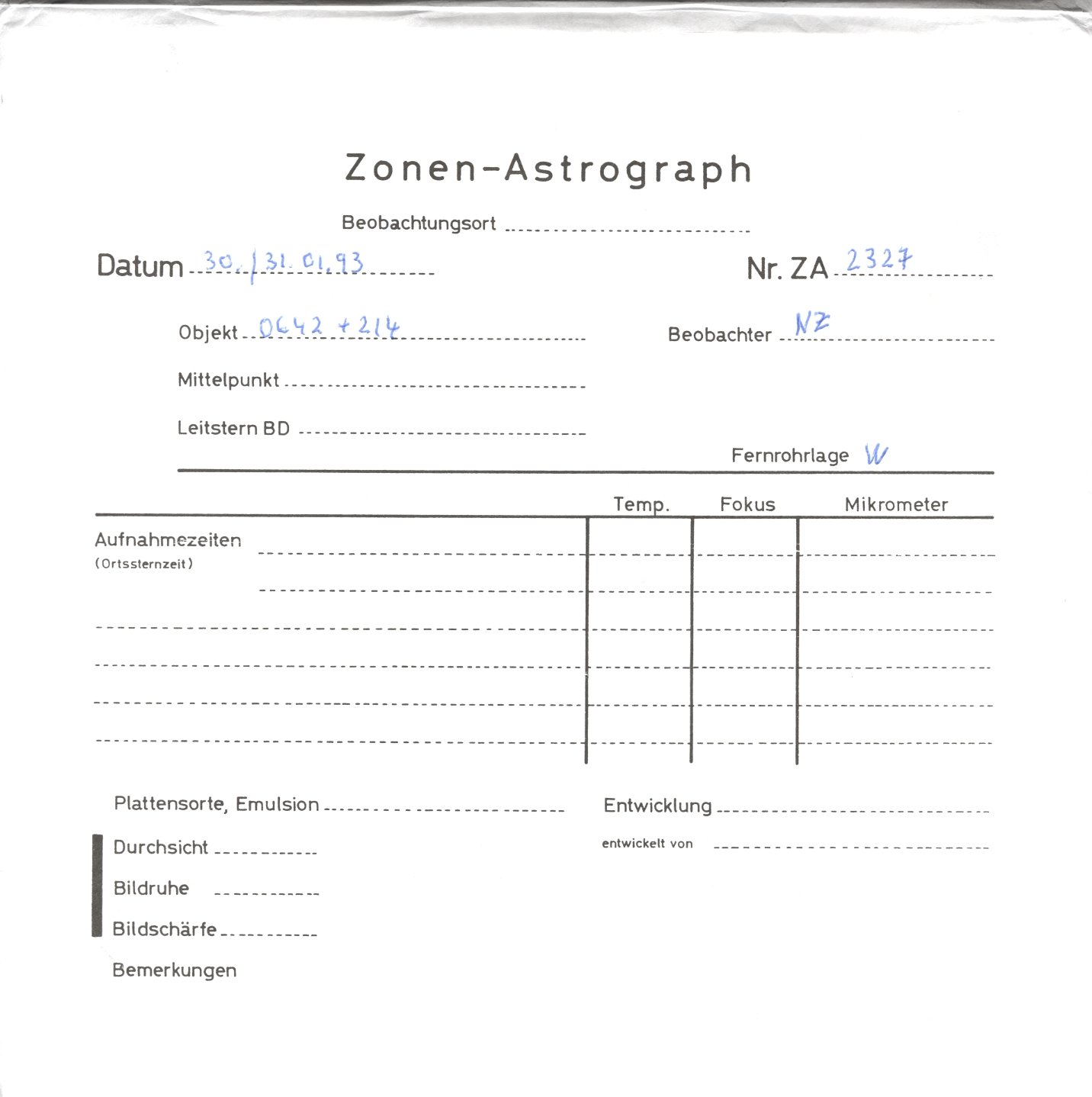 Plattenhuelle ZA02327